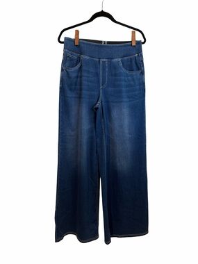NWT- HALARA Felx Denim Wide-Leg Dark Blue Jeans| Size L| Tall
